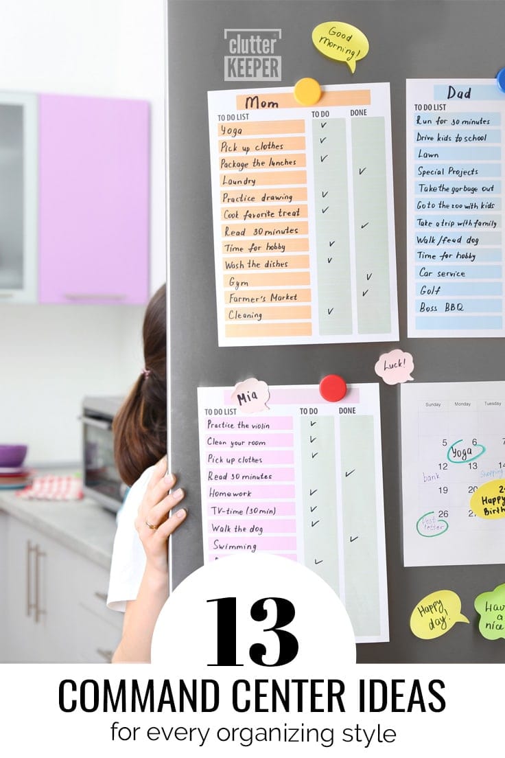 13 command center ideas for every organizing style