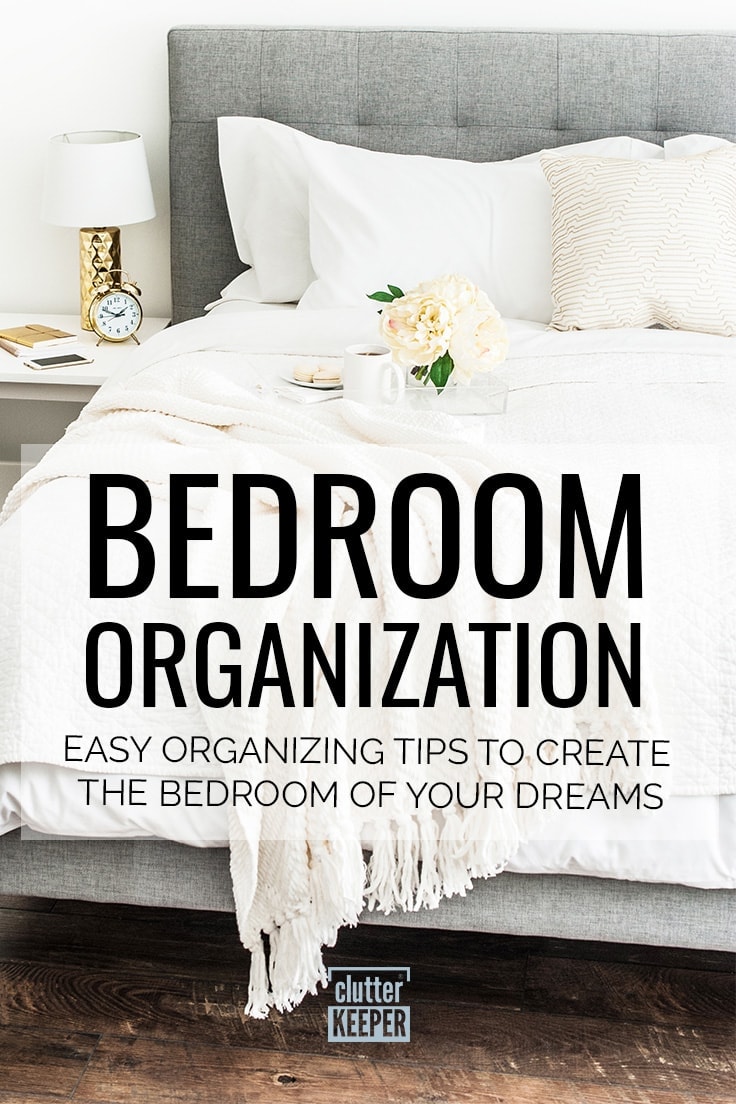 Is it possible to maintain a clean and organized bedroom? These bedroom organization tips will help you organize it and keep it that way all year long.