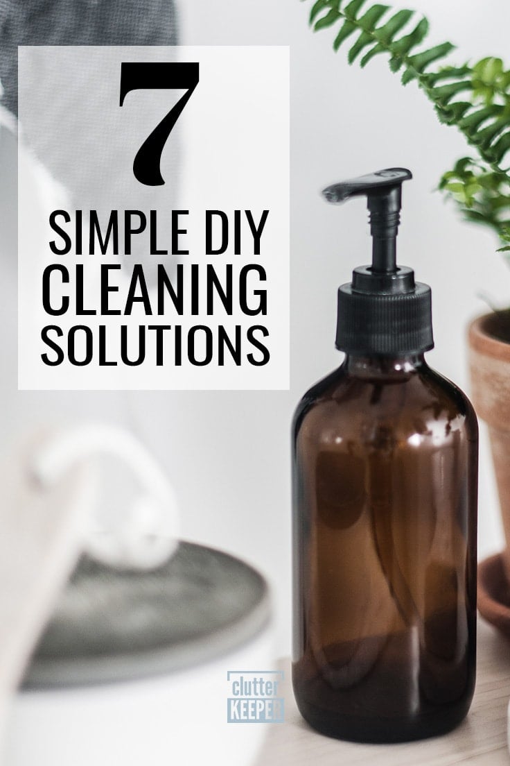 Learn how to make DIY cleaning solutions at home for an easy, green alternative to chemical-based products, including laundry detergent and oven cleaner!