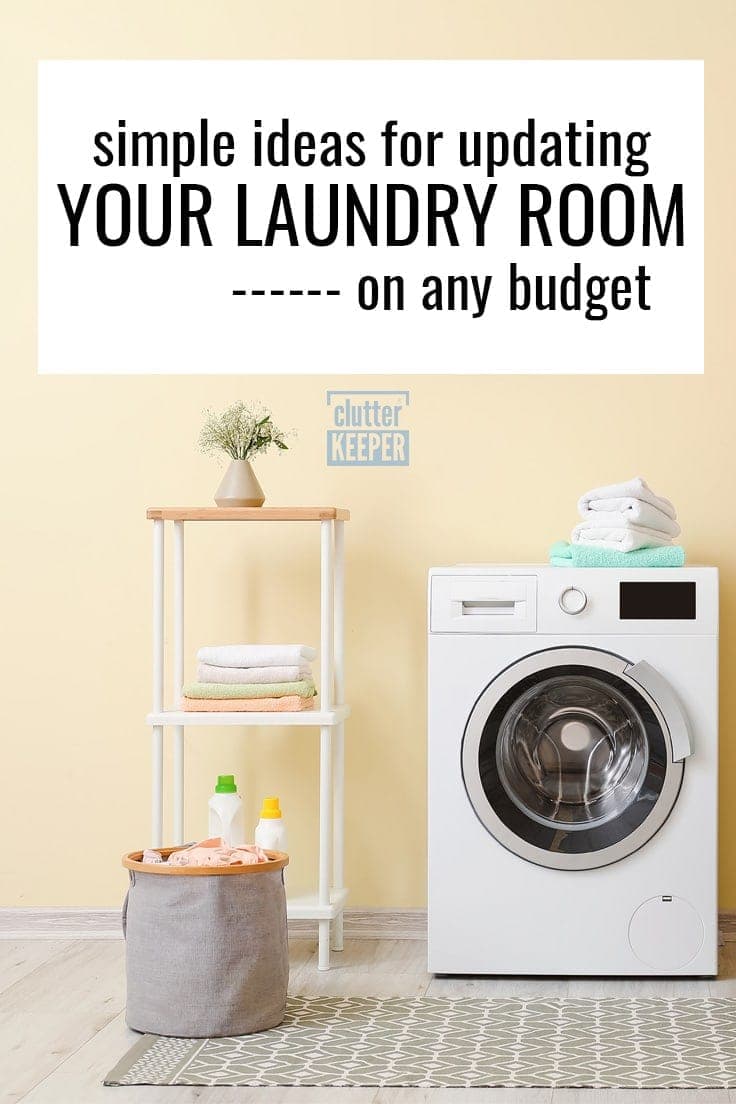 Simple ideas for organizing your laundry room on any budget