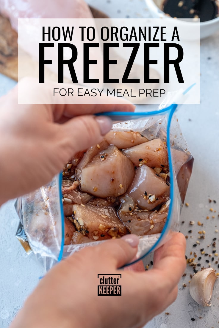 How to organize a freezer for easy meal prep