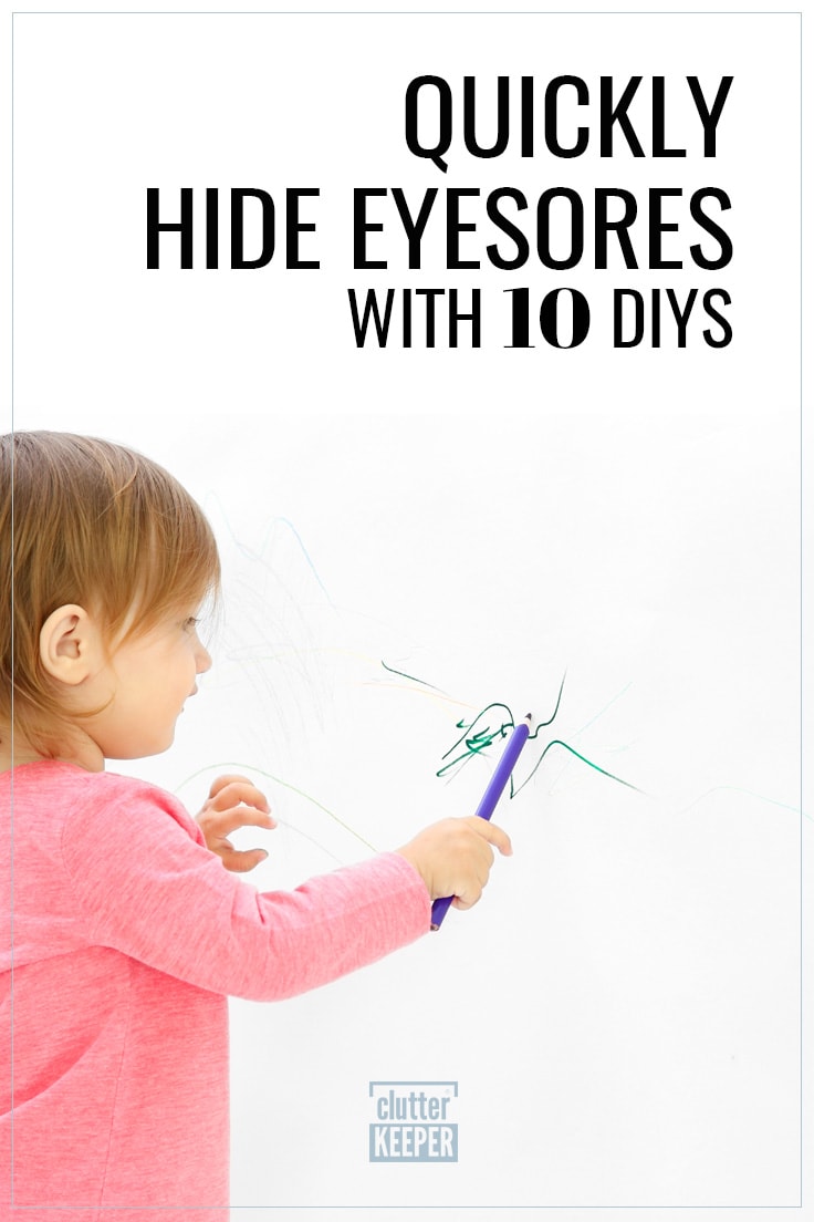 Quickly hide eyesores with 10 DIYs