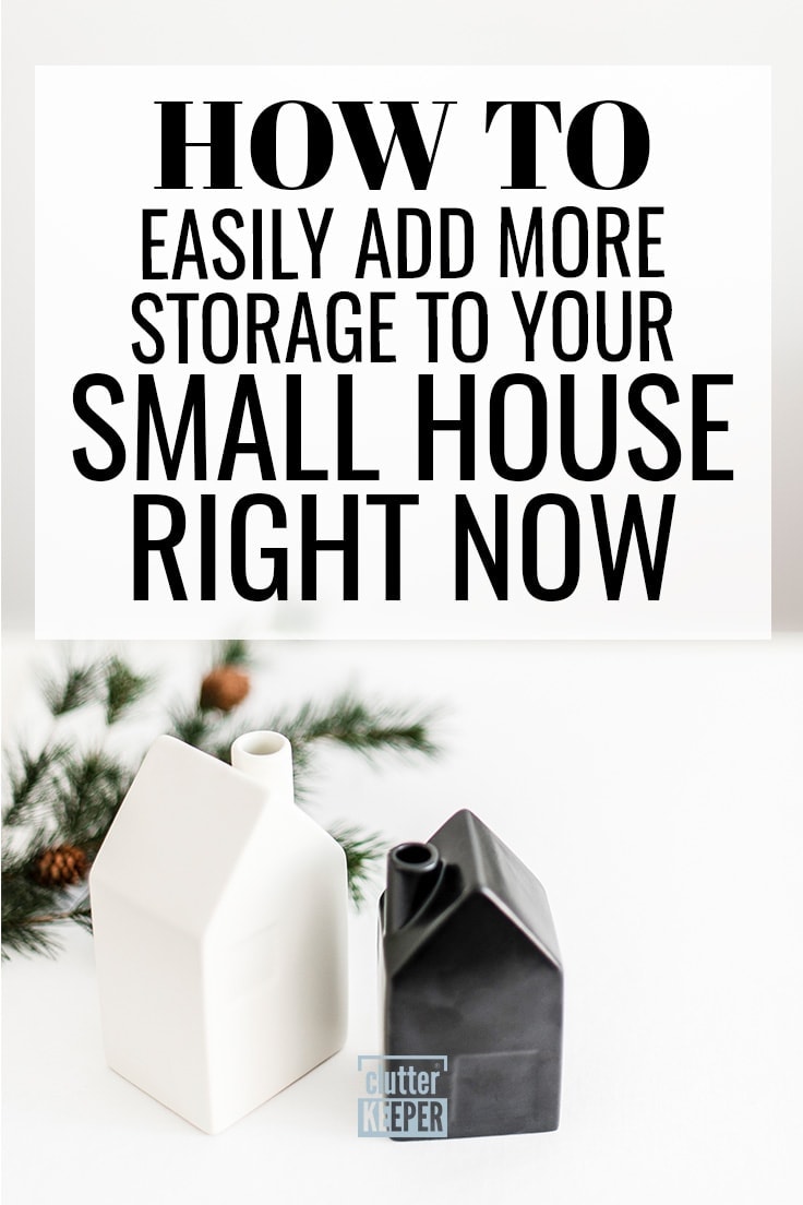 How to easily add more storage to your small house right now.