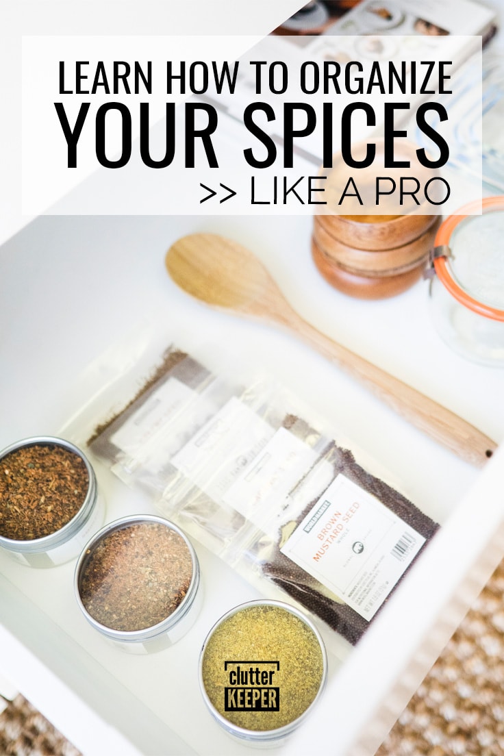 Learn how to organize your spices like a pro