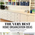 The Very Best Home Organization Ideas from Lisa at Neat Freak McKinney Featured on ClutterKeeper.com