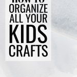 How to Organize All Your Kids Crafts, Watercolor paper covered in blue paint