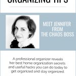 The Very Best Home Organization Ideas from Jennifer at The Chaos Boss Featured on ClutterKeeper.com