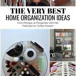 The Very Best Home Organization Ideas from Morgan at Morganize With Me featured on Clutter Keeper®