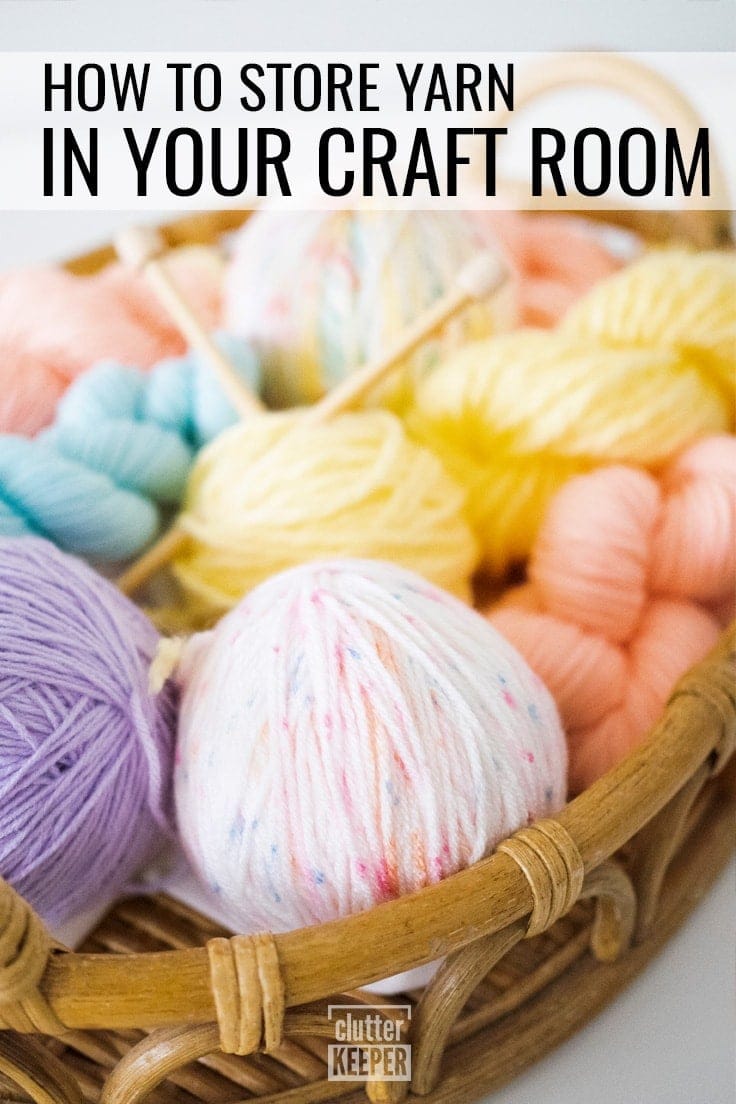 How to Store Yarn in Your Craft Room
