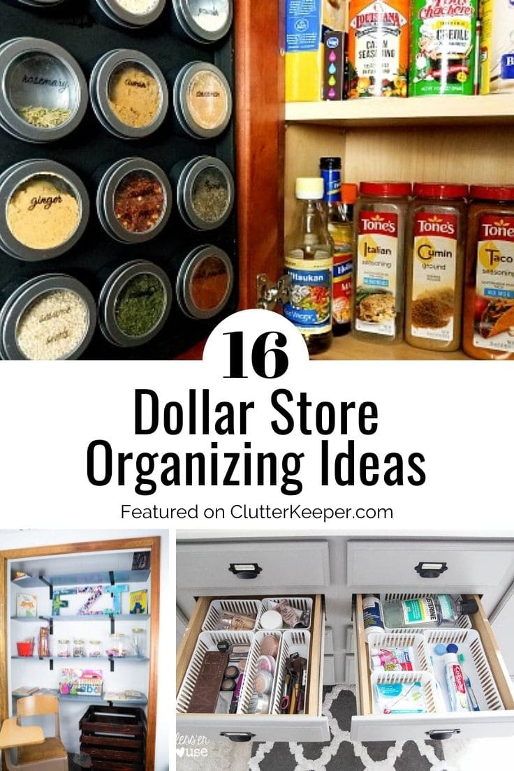 16 dollar store organizing ideas.