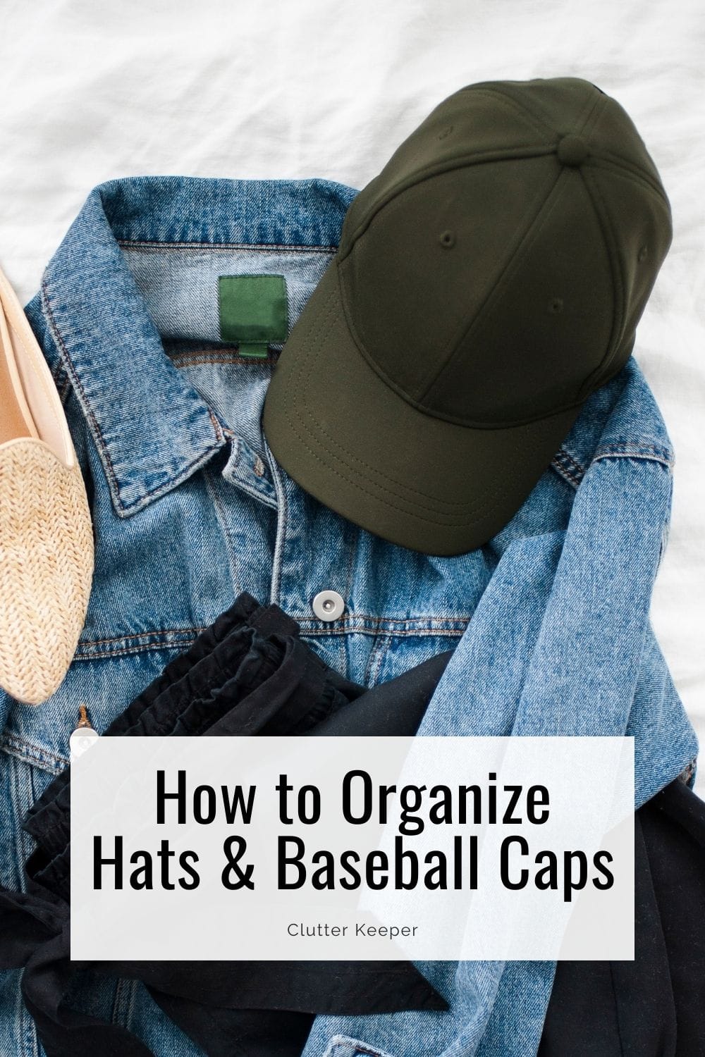 How to organize hats and baseball caps.